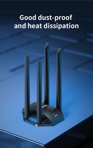 USB Wifi Adapter AX5400 WiFi6 Adaptador Network Card 2.4G&5G&6G 4 Antena Para - Picture 18 of 24