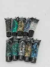 Bargain Lot 10 Iridescent Chunky Face Body Moon Glitter Gel Makeup Cosmetic