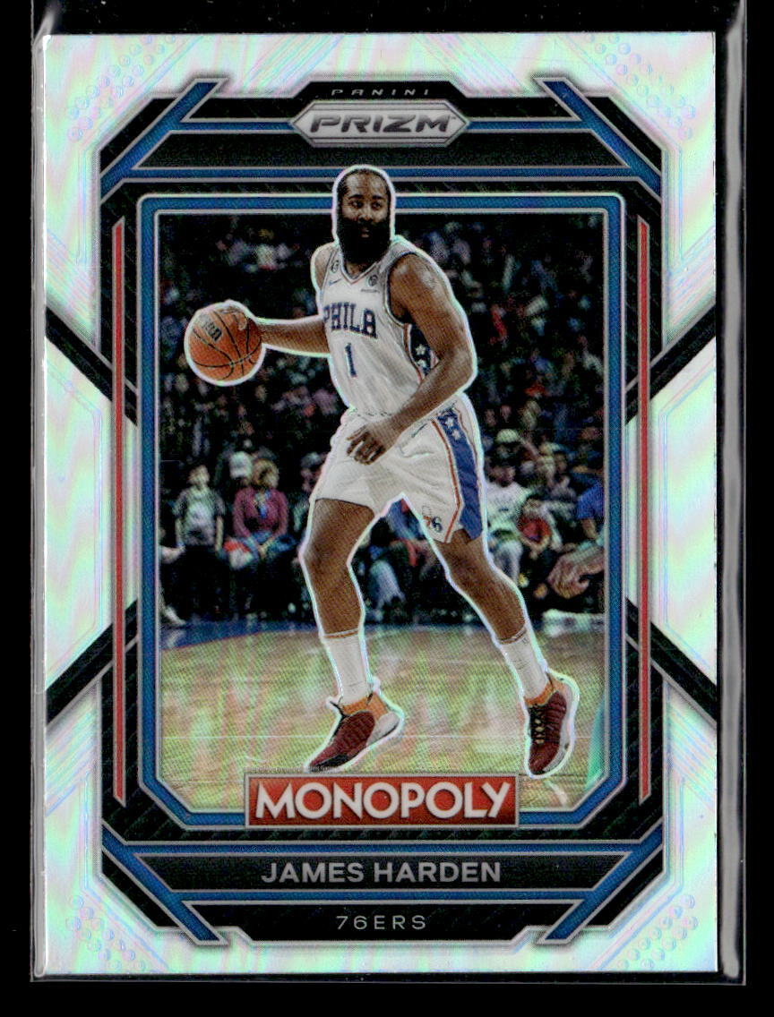 James Harden - 2022-23 Panini Prizm Monopoly Silver #68 Philadelphia 76ers