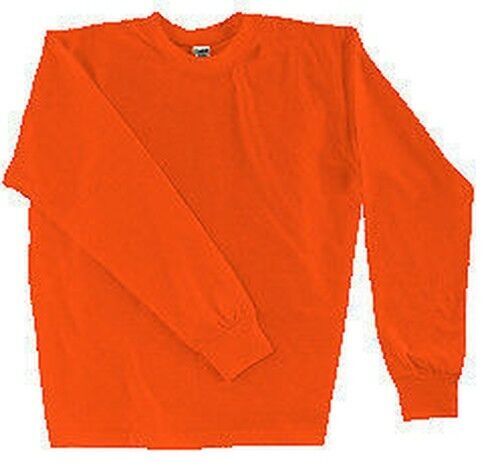 Camber Mens Hi-Vis High Visibility Long Sleeve T-Shirt S to 6XLT - Picture 1 of 3