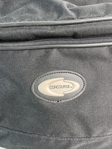 Concourse Bag 15" x 11" Laptop Computer Bag Notebook Tote Soft Black School Nerd - Photo 2/9
