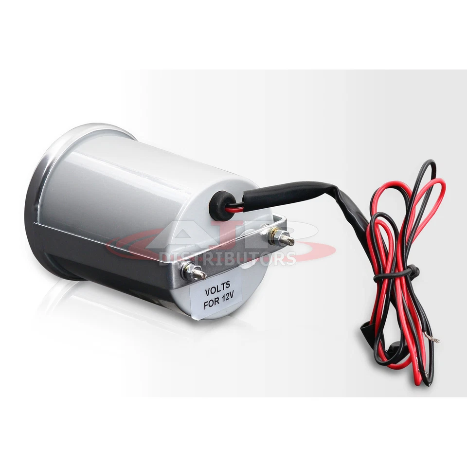 JDM Volt Voltage Gauge Meter LED Display Smoke Lens Tint Indicator Foto 4 de 4