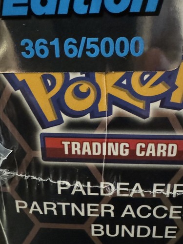 Pokémon Paldea First Partner Accessory Limited Edition 3616/5000 Rare Sealed New - Picture 2 of 17