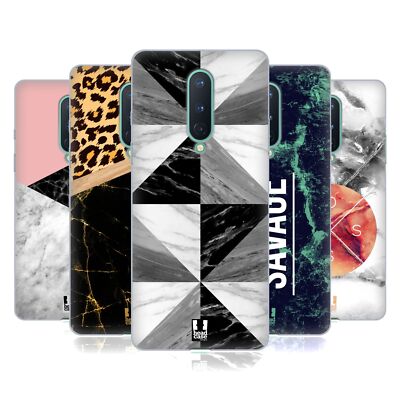 HEAD CASE DESIGNS MARBLE TREND MIX GEL CASE & WALLPAPER FOR AMAZON ASUS ONEPLUS