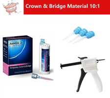 Dental Temporary Crown  Bridge Material 50ml 10:1 or Accesories Dispenser