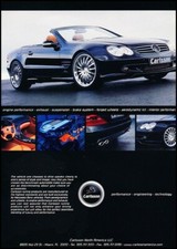 2004 Mercedes Benz Carlsson Sl Original Advertisement Print Art Car Ad K114
