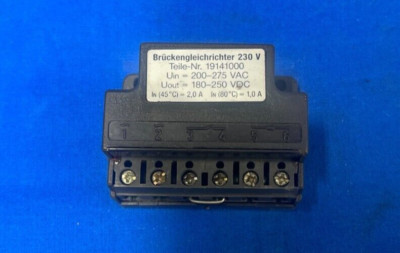 BRUCKENGLEICHRICHTER 19141000 BRIDGE RECTIFIER 230 VOLT
