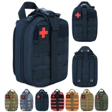 Tactical Molle Pouch Medical First Aid Kit Bag Military Emergency Survival Pack