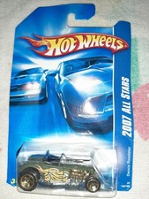 Hot Wheels 2007 All Stars, Deuce Roadster, Green, #136/180 (B3)