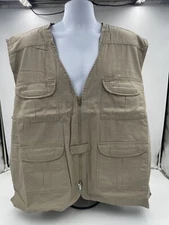 Woolrich Elite Discreet Carry Tactical Vest 3XL Cotton Ripstop Khaki 44424