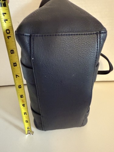 A New Day Navy Blue Satchel/Hand Bag Multi Compartments Zipper Closures - Picture 11 of 11