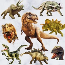 Dinosaur Wall Stickers, Peel & Stick Removable Wall Art Stickers Decals for K...