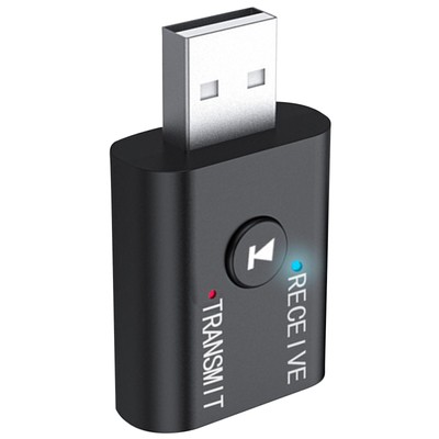 3.5mm AUX Audio Mini USB Bluetooth Transmitter Receiver Adapter Dongle For PC TV