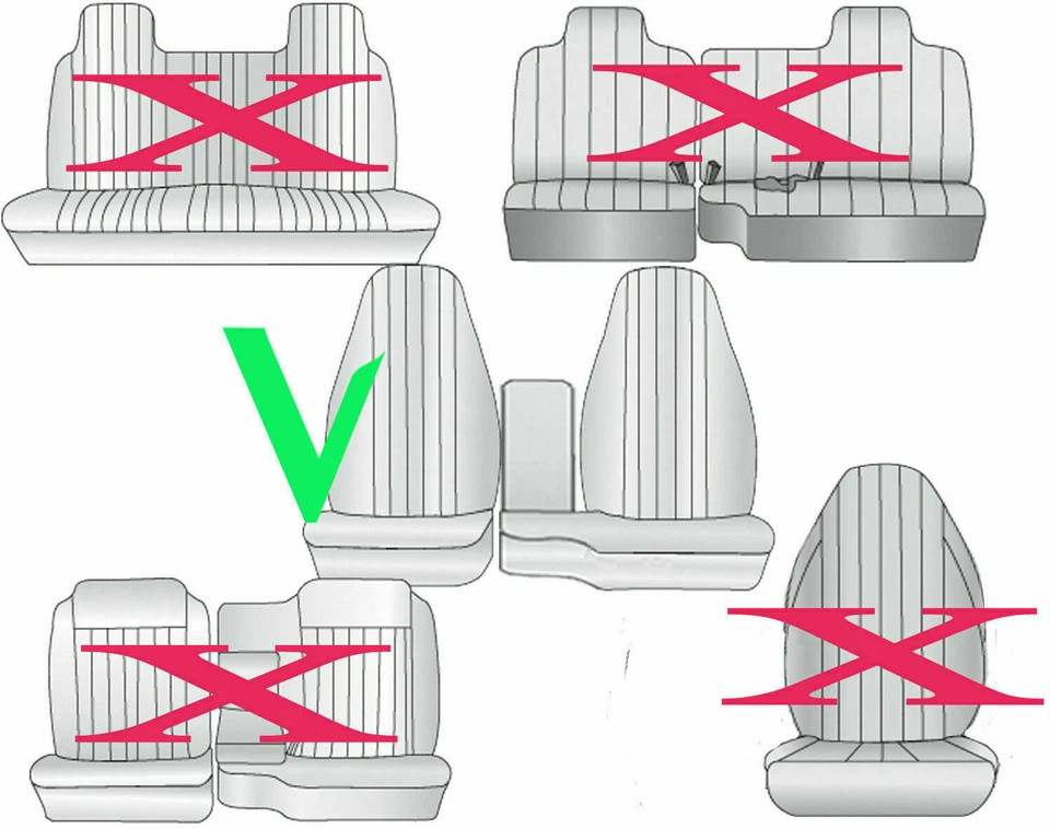 Fundas de diseño para Ford Ranger 1991-2012 algodón carbón Foto 2 de 4