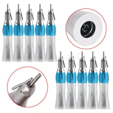 10 PCS Dental Surgical Straight Handpiece 1:1 Nose Cone External Irrigation Pipe