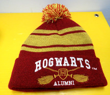 Bright Harry Potter Hogwarts Alumni Beanie Knit Hat Pom Pom One Size for KIDS
