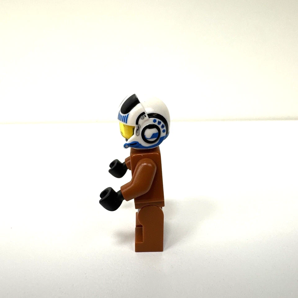 Lego Minifigura Mini Figura Bloques de Construcción Star Wars X-Wing Piloto Cuña De Colección Foto 2 de 4
