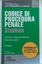 Codice di PROCEDURA PENALE STUDIUM