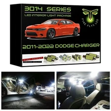 16 White LED interior light package for 2011-2022 Dodge Charger 3014 Series+Tool