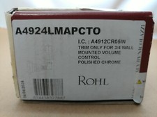 Rohl San Giovanni A4924LMAPCTO Diverter/Volume Control Valve Trim Chrome
