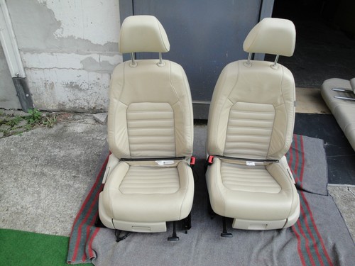 VW JETTA SITZ SITZE LEDER LEDERAUSSTATTUNG BEIGE  !!!!!!!!!!!!!!!!