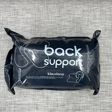 Klaudena Ergonomic Pillow Back Support One Size Memory Foam NEW