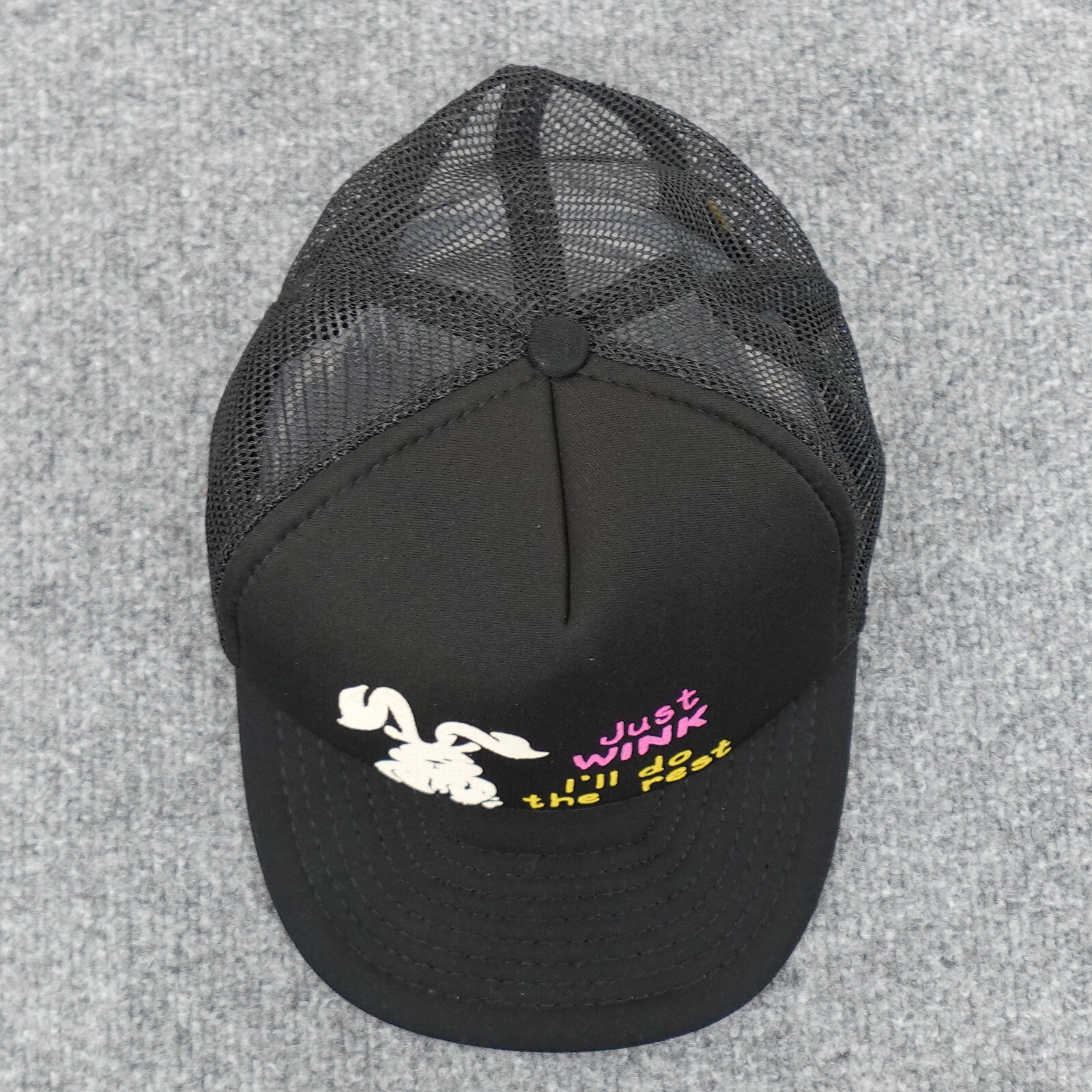 Suggestive Rabbit Hat Cap Snap Back Adjustable Bl… - image 2