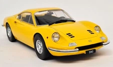 MCG 1/18 - Ferrari Dino 246 GT 1969 Yellow Diecast Scale model car