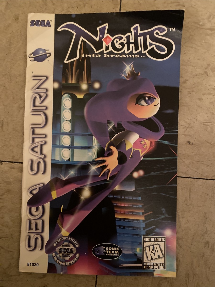 Nights into Dreams set w/ 3D Controller Sega Saturn Big Box Nights into Dreams set w/ 3D Controller Sega Saturn Big Box