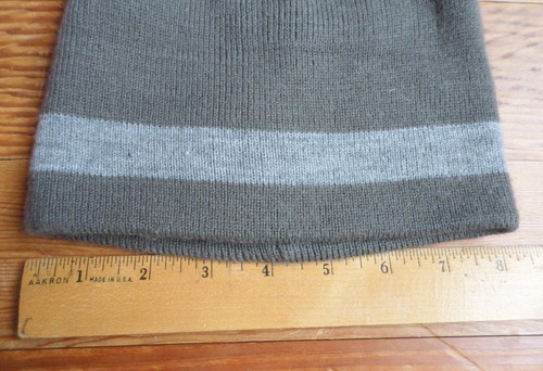 LL Bean Kids Hat Reversible Knit NEW Gray Red SZ SMALL Children Winter Boy Girl - Picture 7 of 7
