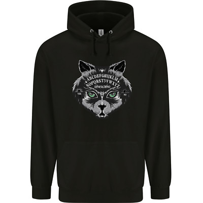 Ouija Board Cat Dark Black Magic Voodoo Kinder Kids Hoodie
