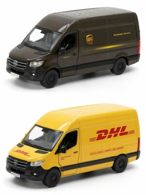 5'' Kinsmart Mercedes Benz Sprinter Van Diecast Car 1:48 *Set of