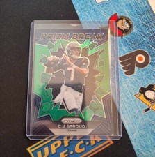 2023 Panini Prizm - Prizm Break Green Prizm #PB-6 C.J. Stroud (RC)