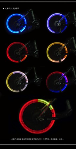 Bicycle Cycling or Car Valve Stem Tire Lights GLOW 4 Safety Night light gimmick - Picture 14 of 14