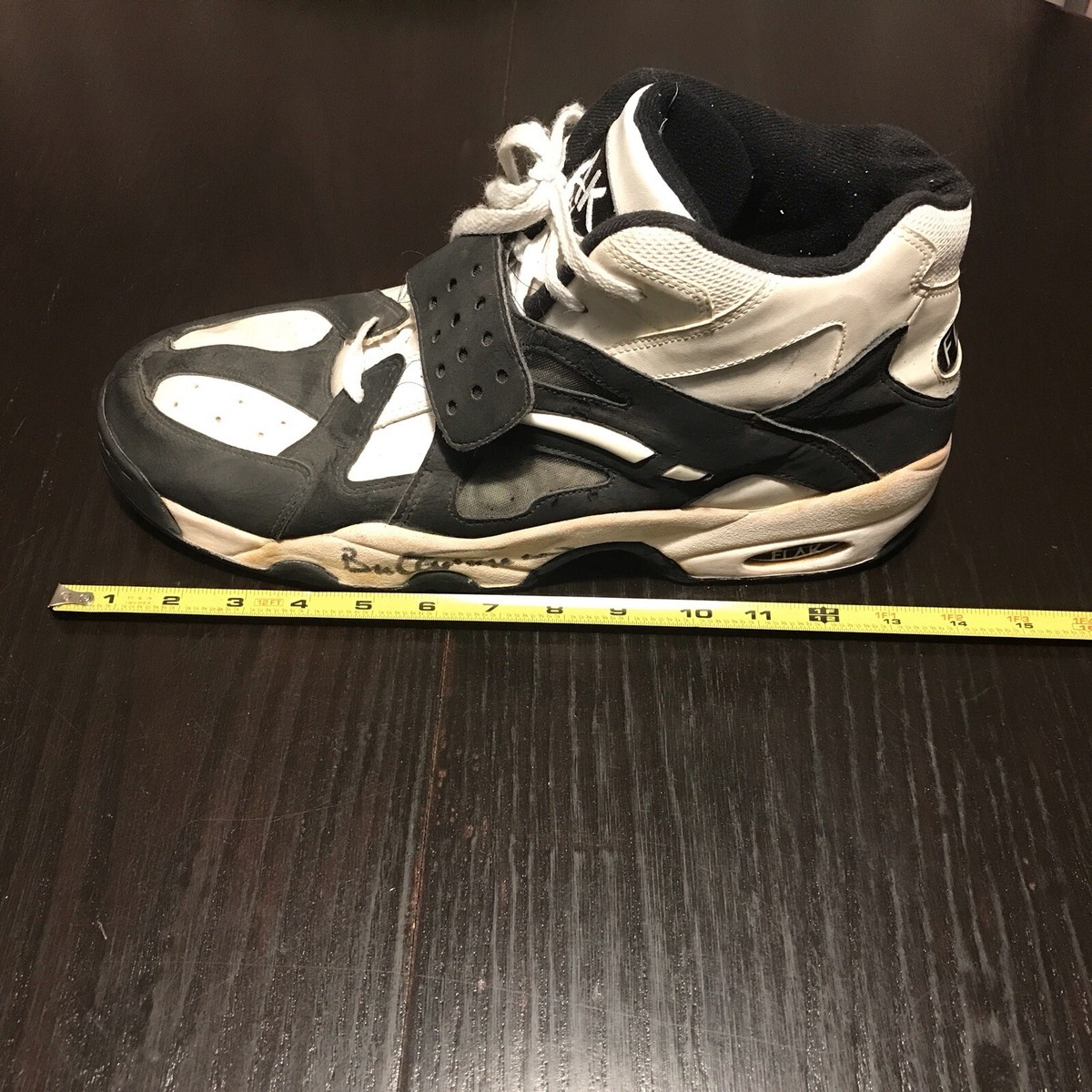 Bill Cartwright autographed game worn shoe champion chicago bulls