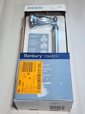 MOEN Banbury Pivoting Double Post Toilet Paper Holder in Chrome Y2608CH