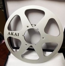 One Pair silver 10.5'' Aluminium tape reel for Akai Reel To Reel tape recorde