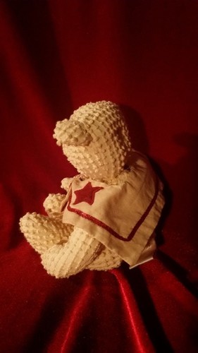 VERY RARE TY beanie Bear 1999 made of 100% COTTON filled plastic pellets polyest - Picture 4 of 4
