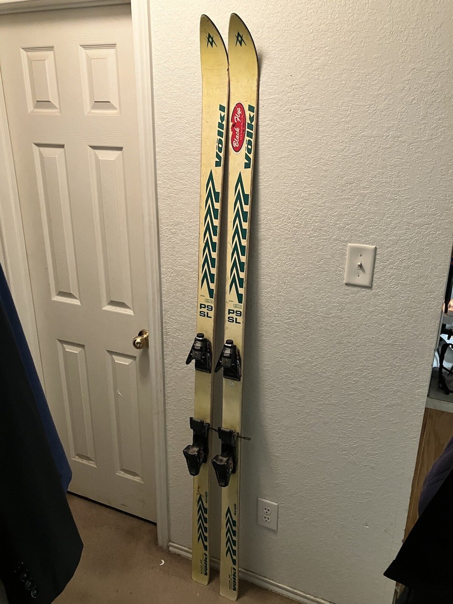 Vintage 200cm Volkl Slalom P9 Skis Bindings | eBay