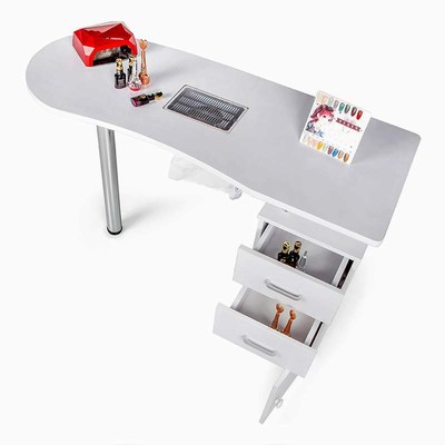 Table De Manucure Et De Reconstruction Des Ongles Avec Ventilateur Aspirant Adea Ebay