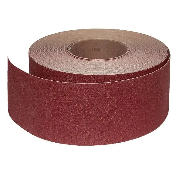 Rotolo Tela Abrasiva 76 mm x 25 m Standard 120G per Uso Industriale