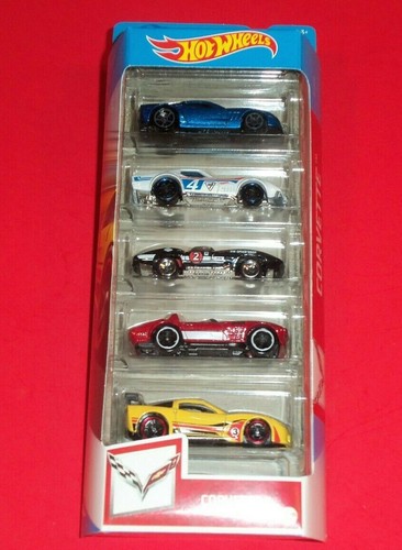 HOT WHEELS 5 PACK - CORVETTE - GRAND SPORT, STINGRAY, ROADSTER, C6R, 69 COPO - Picture 2 of 2