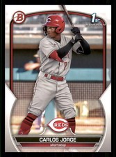 2023  Bowman Carlos Jorge #BP-120  Cincinnati Reds