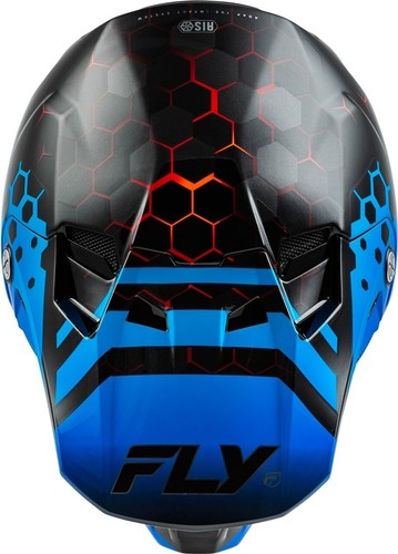 FLY RACING FORMULA CC TEKTONIC HELMET - XL - BLACK/BLUE/RED - 73-4330X - Picture 3 of 3