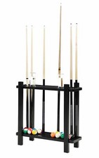 Billiard Room Cue Rack and Ball Organizer Pool Playing Drink Table Rack Hanger
