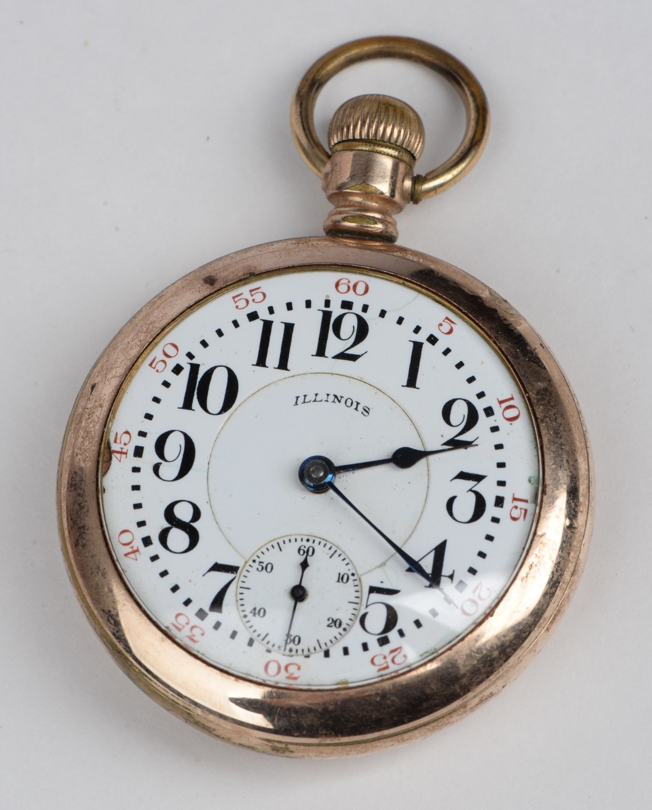 17 Not Pilot Working 54mm Jewels Wadsworth – Pocket Illinois Antique Watch  - vintagewatches.pk