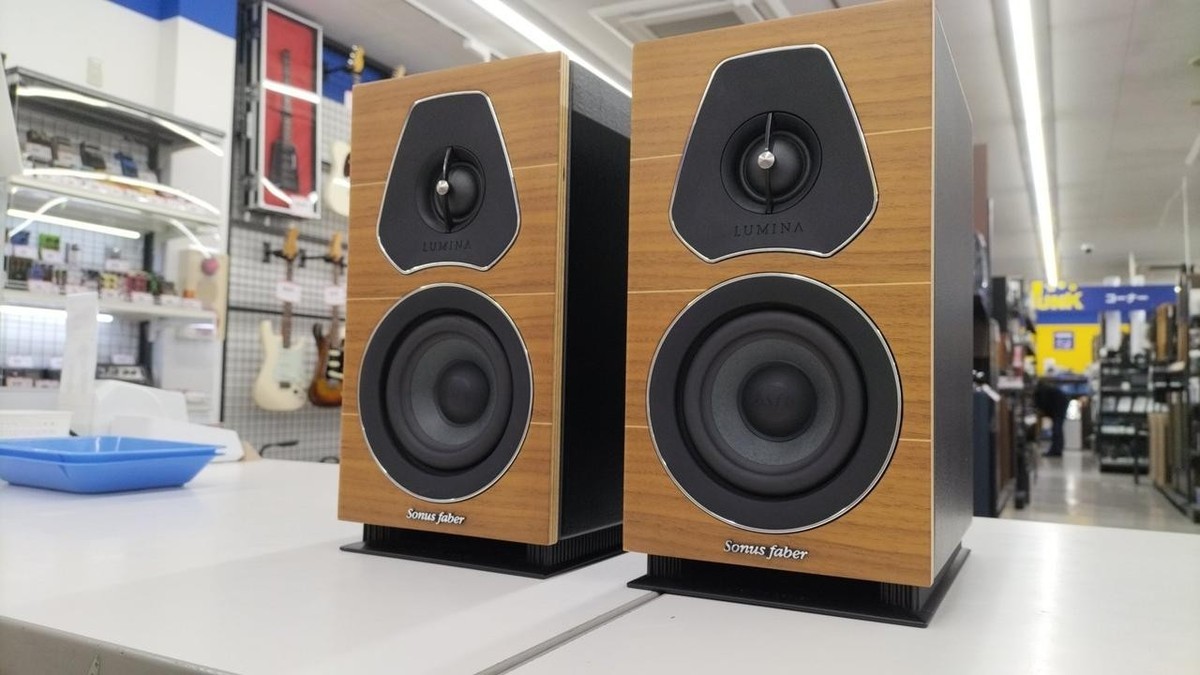 Sonus Faber Lumina 1 Bookshelf Speakers Pair Set Used From Japan