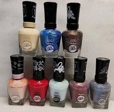 Lot Of 8 - Sally Hanson Miracle Gel Nail Polish.