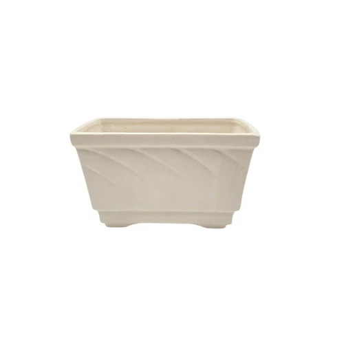 Vintage McCoy Rectangular Pottery Planter MCM 3 7/8" Tall 6.5" Long