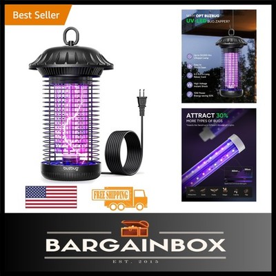 Indoors & Outdoors Electric Bug Zapper - 30% More Effective & User Friendly
